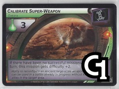 Calibrate Super-Weapon